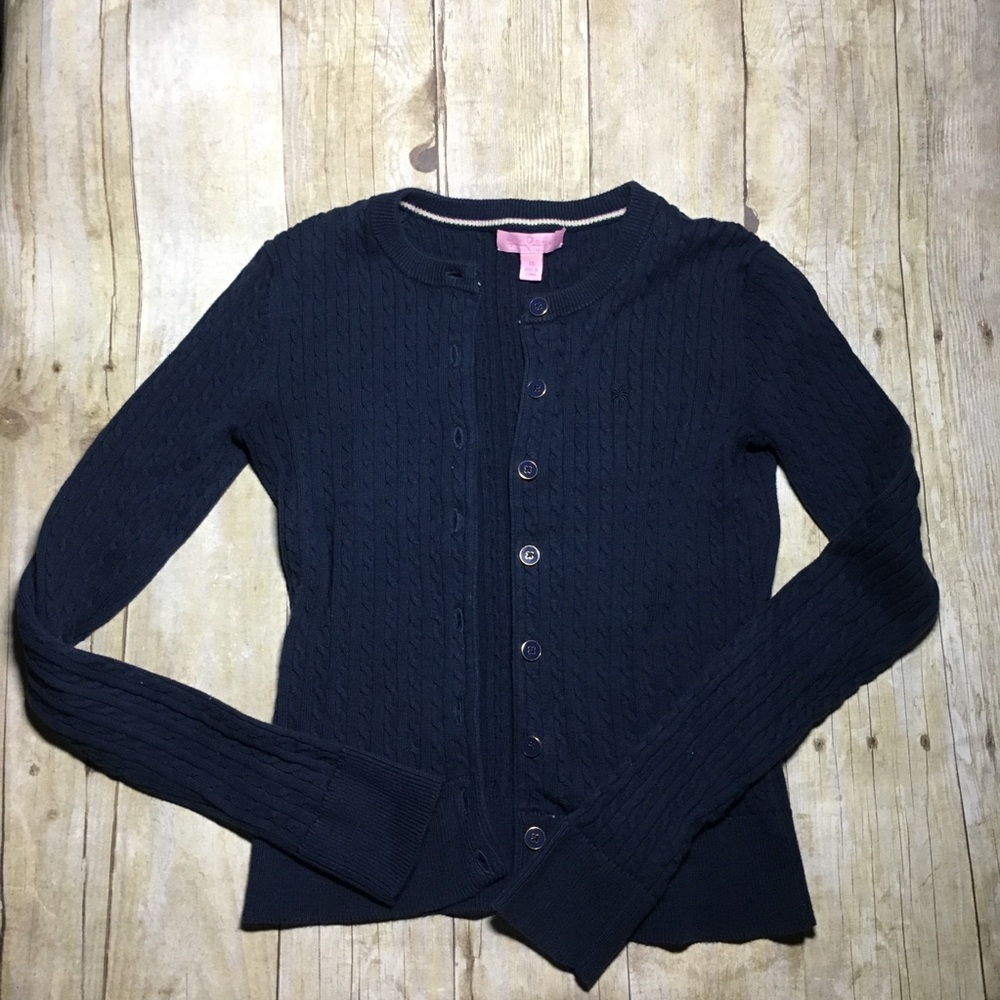 Lilly Pulitzer navy cardigan